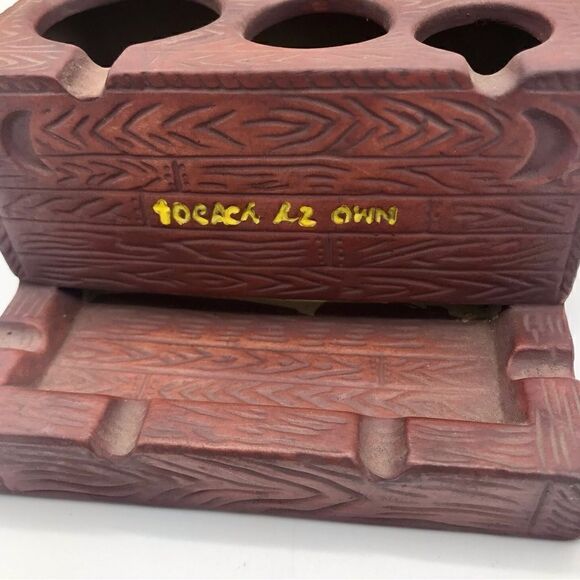 Ceramic Outhouse Commode Ashtray Rumpus Room Original by St Pierre & Patterson - Picture 8 of 16